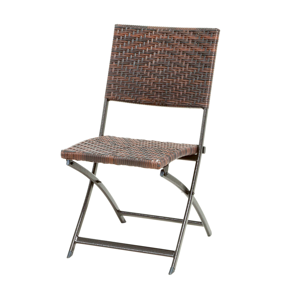 Leoglint EL PASO 3PC FOLDING TABLE/OUTDOOR CHAIR SET