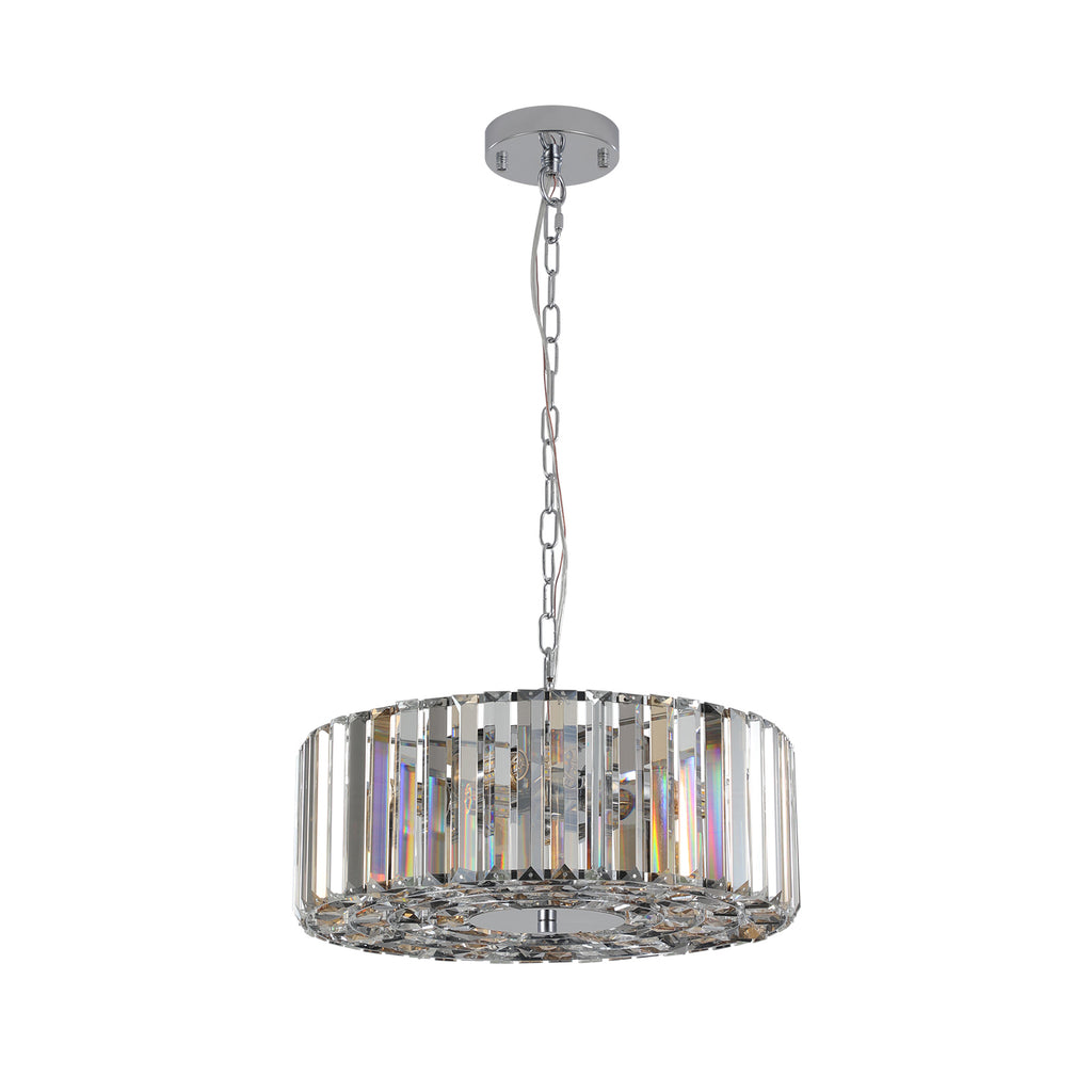 Leoglint Pendant Modern Crystal Chandelier for Living-Room Round Cristal Lamp Luxury Home Decor Light Fixture