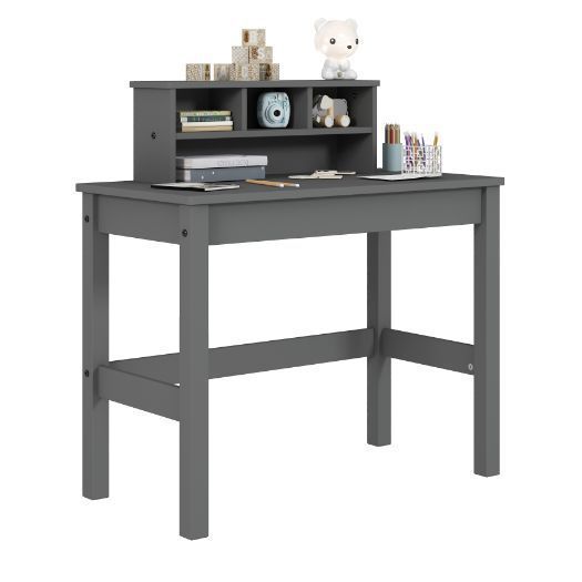 Leoglint ACME Logan Writing Office Desk, Gray Finish 92995