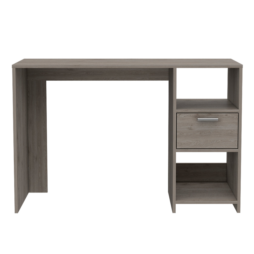 Leoglint Arlington Computer Office Desk with 2-Open Storage Shelves and Drawer with Handle