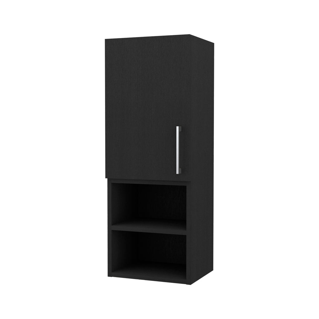 Leoglint Chidester 2-Shelf Medicine Cabinet Black Wengue