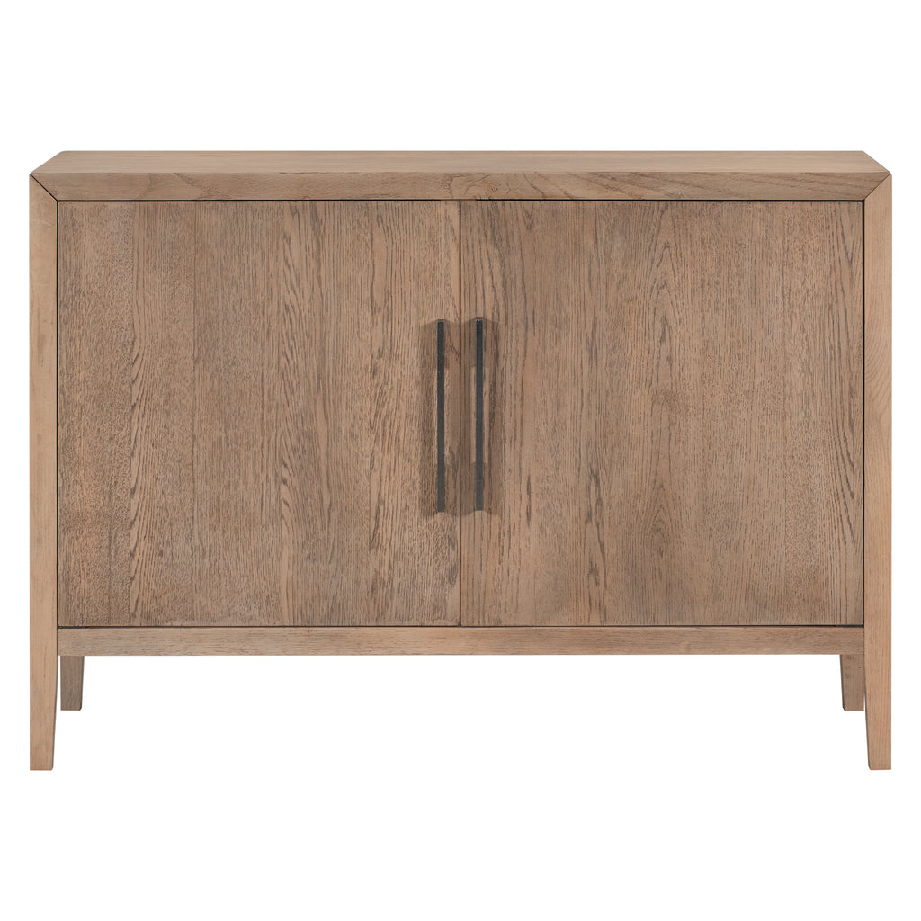 Leoglint U-Style Storage Cabinet Sideboard Wooden Cabinet with 2 Metal handles and 2 Doors for Hallway, Entryway, Living Room