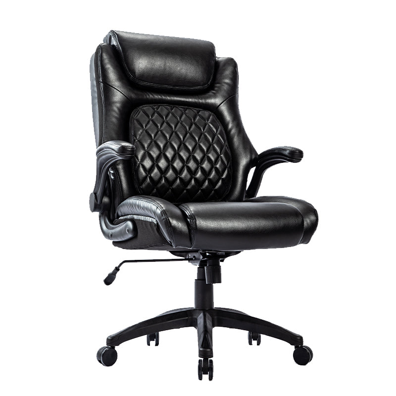 Leoglint Big & Tall 400lb Ergonomic Leather Office Chair Executive Desk Chair