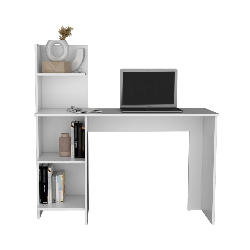 Leoglint Vilna 120 Writing Office Desk , Four Shelves