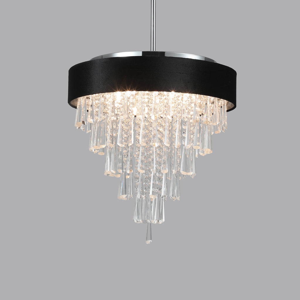 Leoglint Pendant Modern Crystal Chandelier for Living-Room Round Cristal Lamp Luxury Home Decor Light Fixture