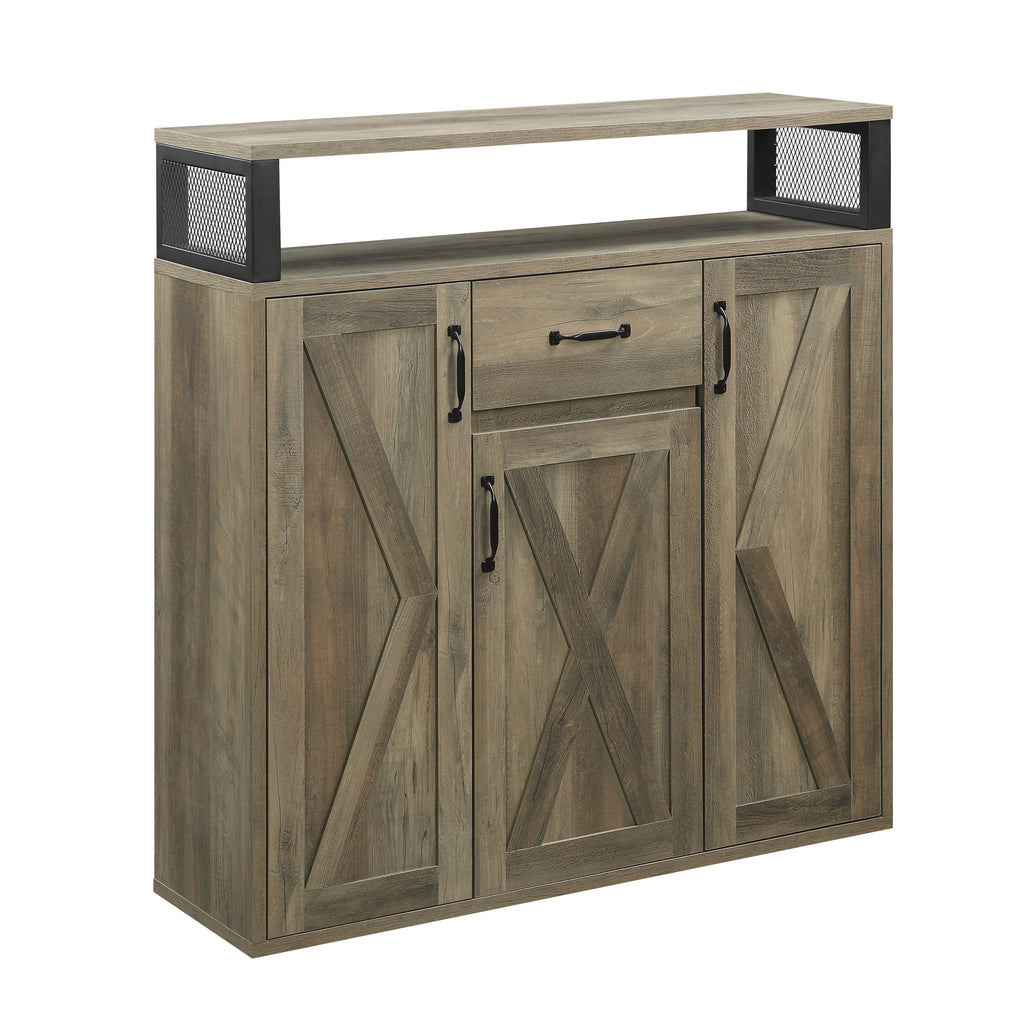 Leoglint Sideboard ACME Abiram Server in Rustic Oak Finish DN01027