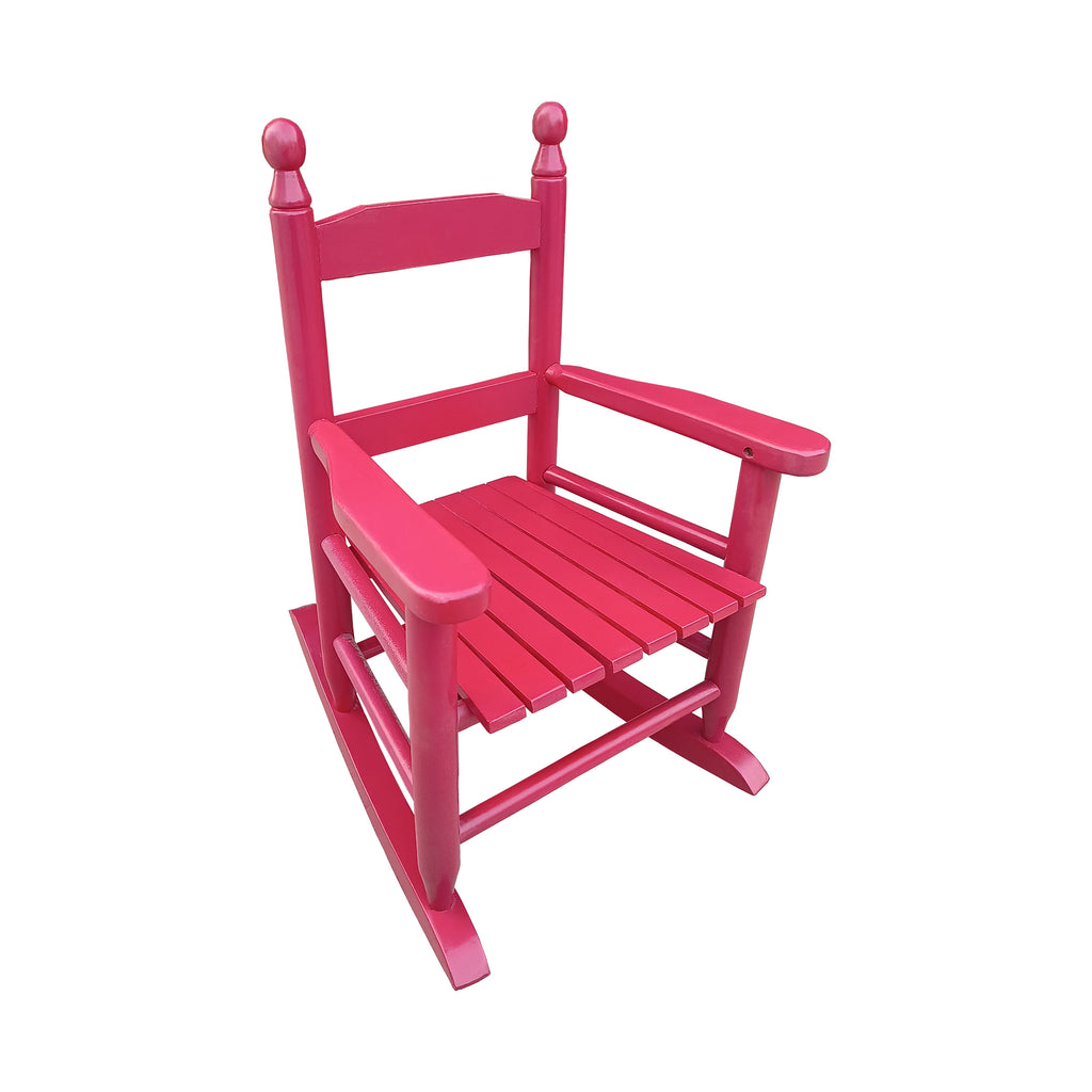 Leoglint Children's rocking rose red Outdoor chair- Indoor or Outdoor -Suitable for kids-Durable