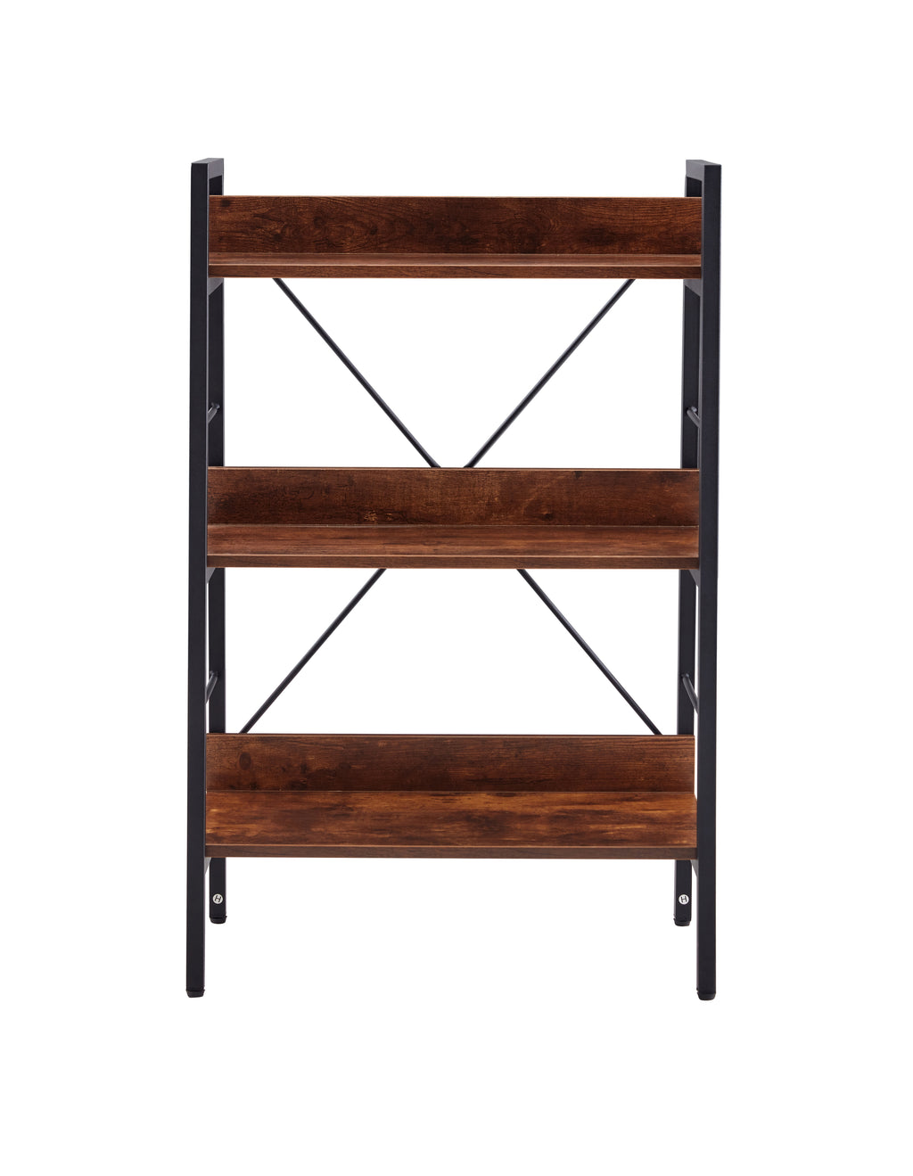 Leoglint DN 3 LAYER DISPLAY  Bookshelf H Ladder Shelf Storage Shelves Rack Shelf Unit METAL FRAME, Tigger,  1 pc per carton