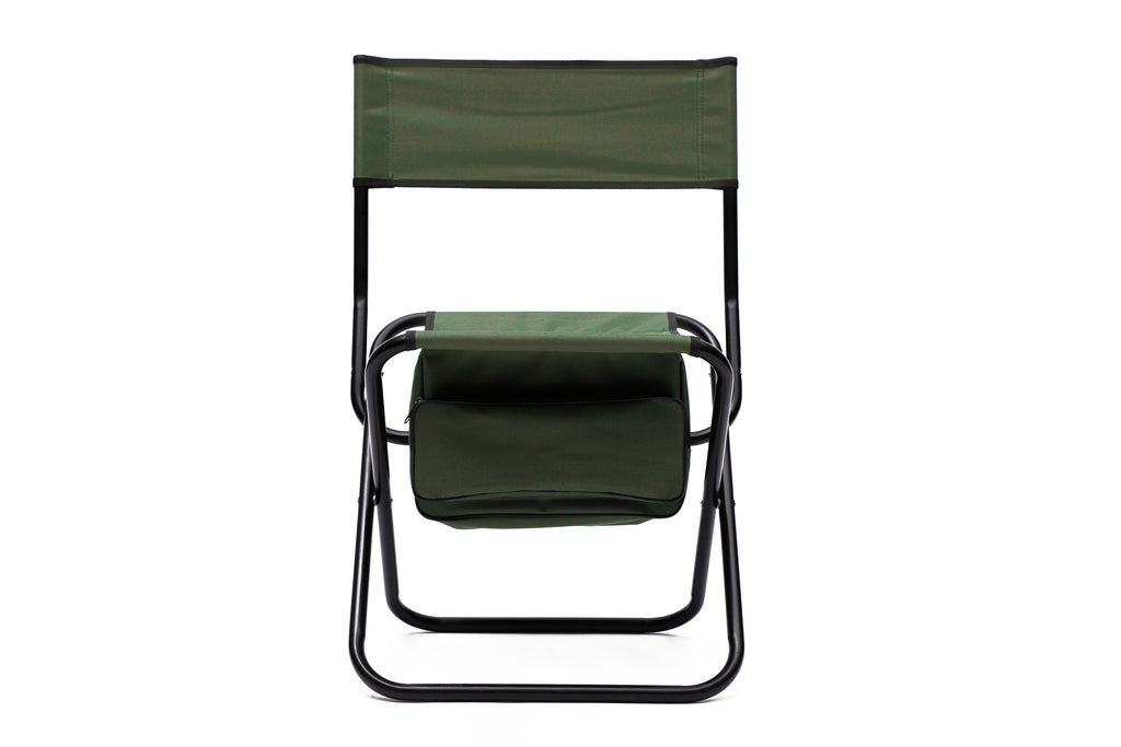 Leoglint 4-piece Folding Outdoor Chair with Storage Bag, Portable Chair for indoor, Outdoor Camping, Picnics and Fishing,Green