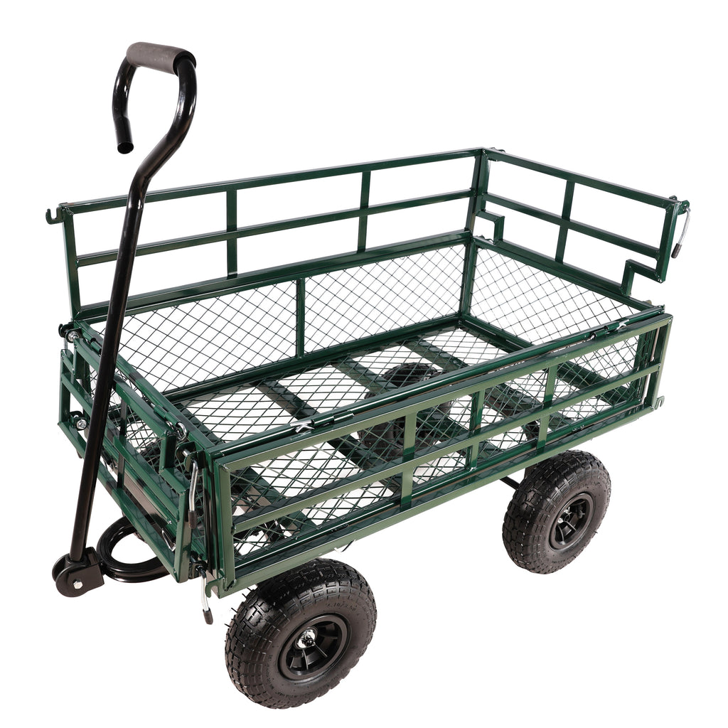 Leoglint Wagon Cart Garden cart trucks make it easier to transport firewood