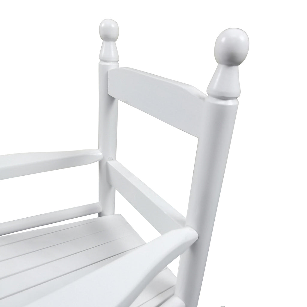 Leoglint Children's  rocking white Outdoor chair- Indoor or Outdoor -Suitable for kids-Durable