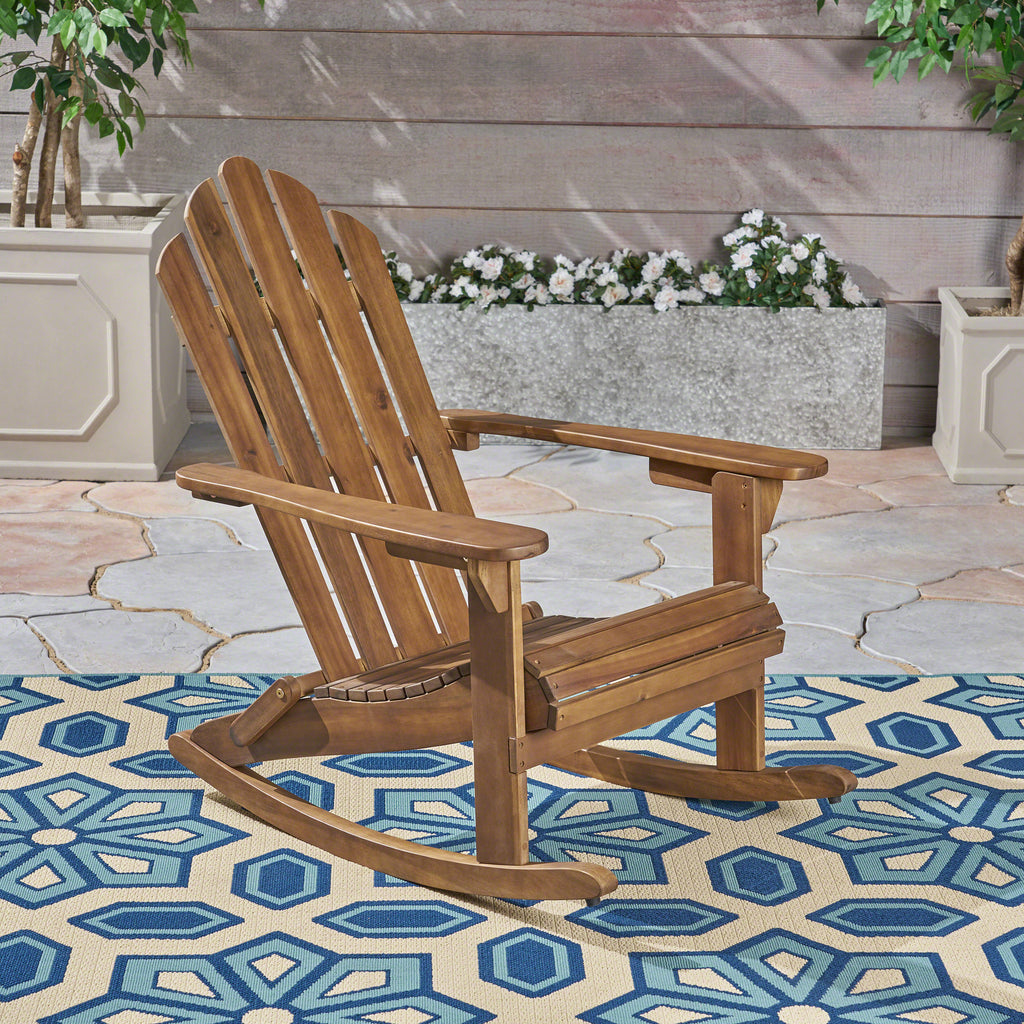 Leoglint HOLLYWOOD ADIRONDACK ROCKING OUTDOOR CHAIR