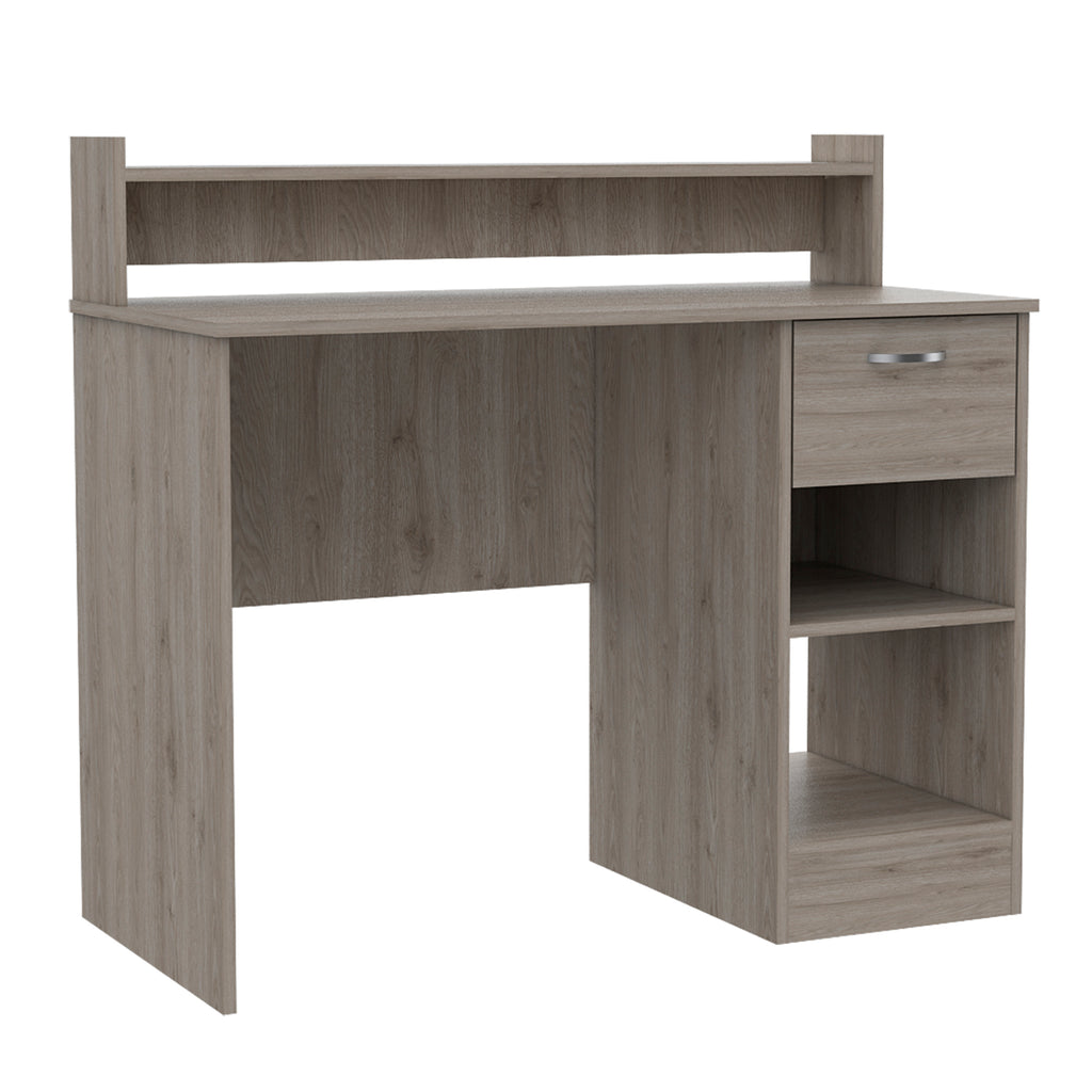 Leoglint Charlotte Computer Office Desk with 2 Storage Shelves and Drawer