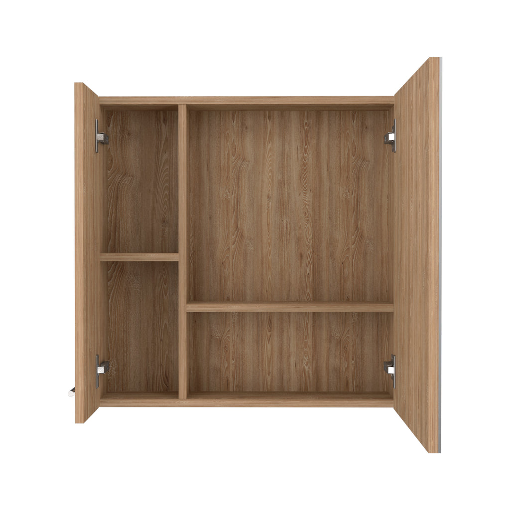 Leoglint Crawford 4-Shelf Medicine Cabinet Pine