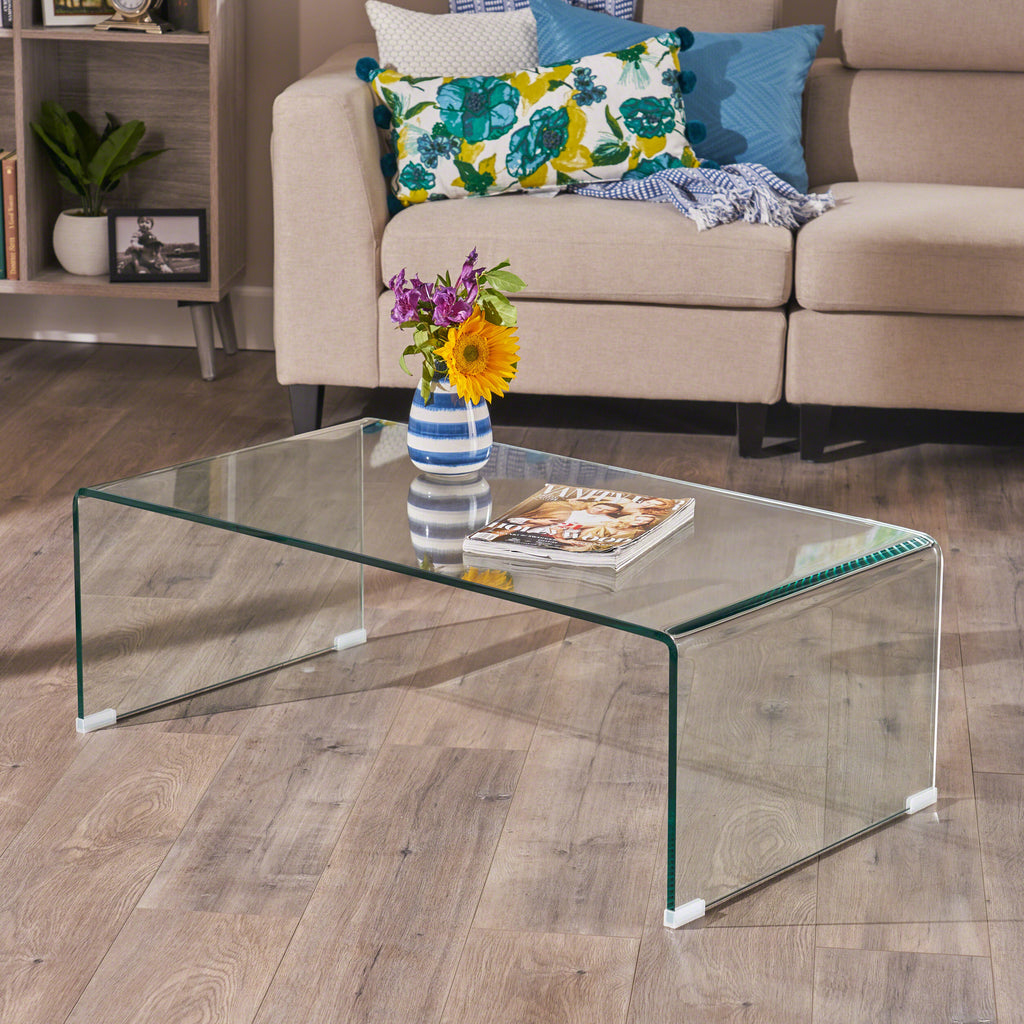 Leoglint COFFEE TABLE 12MM TEMPERED BENT GLASS