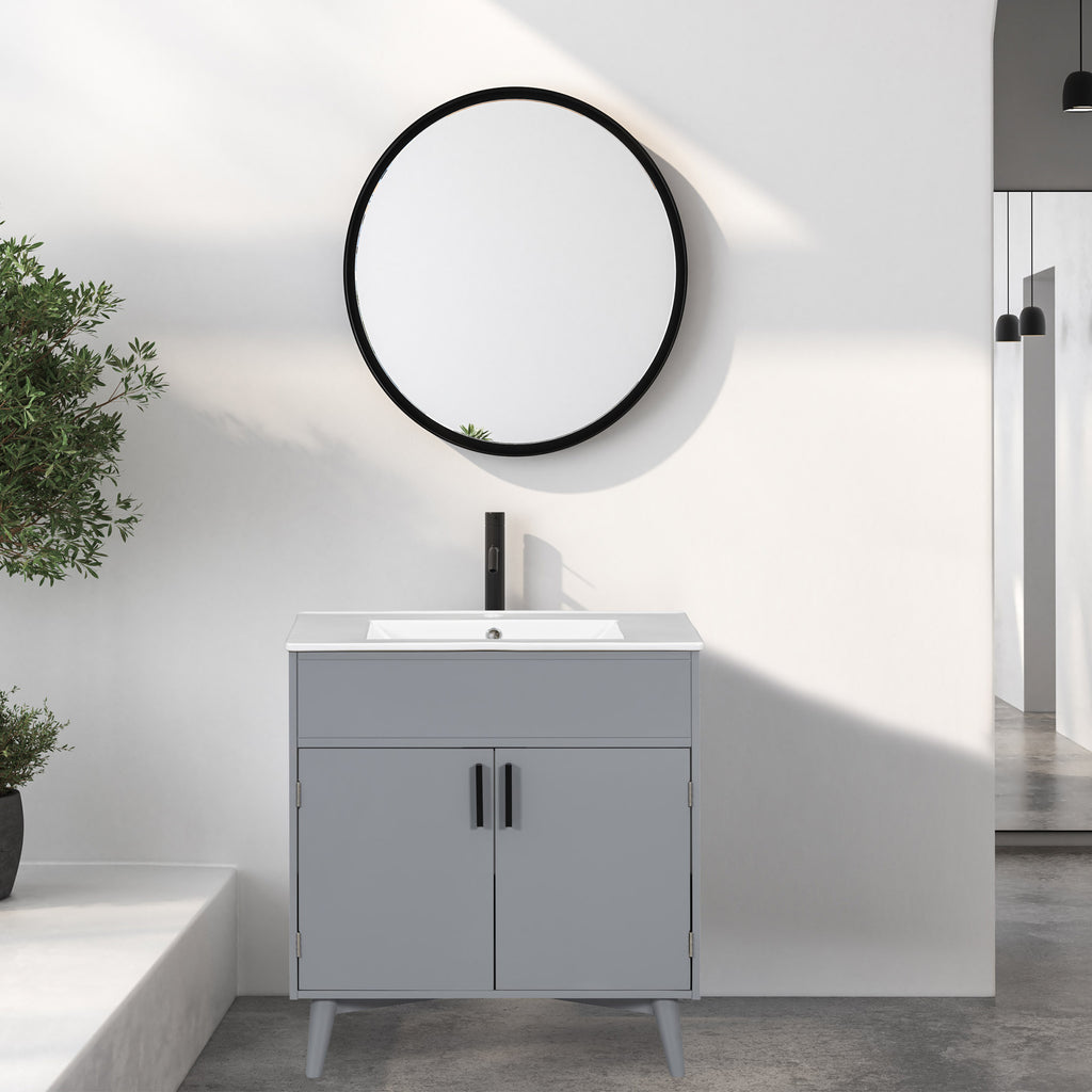 Leoglint Bathroom vanity Set, Combo Cabinet, Bathroom Storage Cabinet