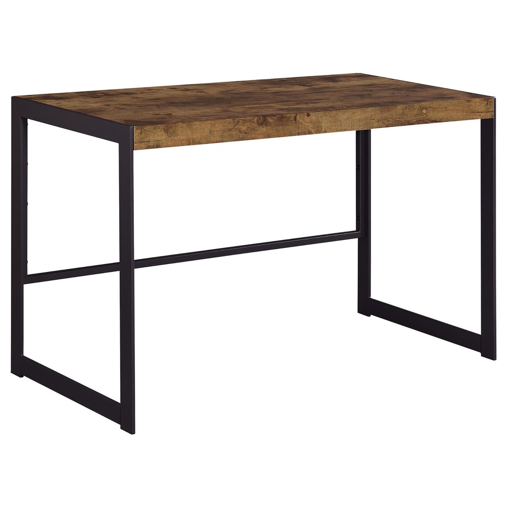 Leoglint Antique Nutmeg and Gunmetal Writing Office Desk