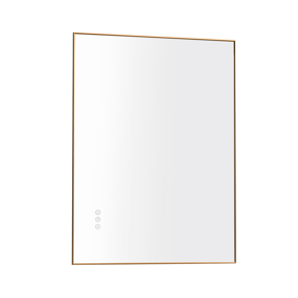 Leoglint 32 x 24 Inch LED Mirror Bathroom Vanity Mirror with Back Light, Wall Mount Anti-Fog Memory Large Adjustable Vanity Mirror