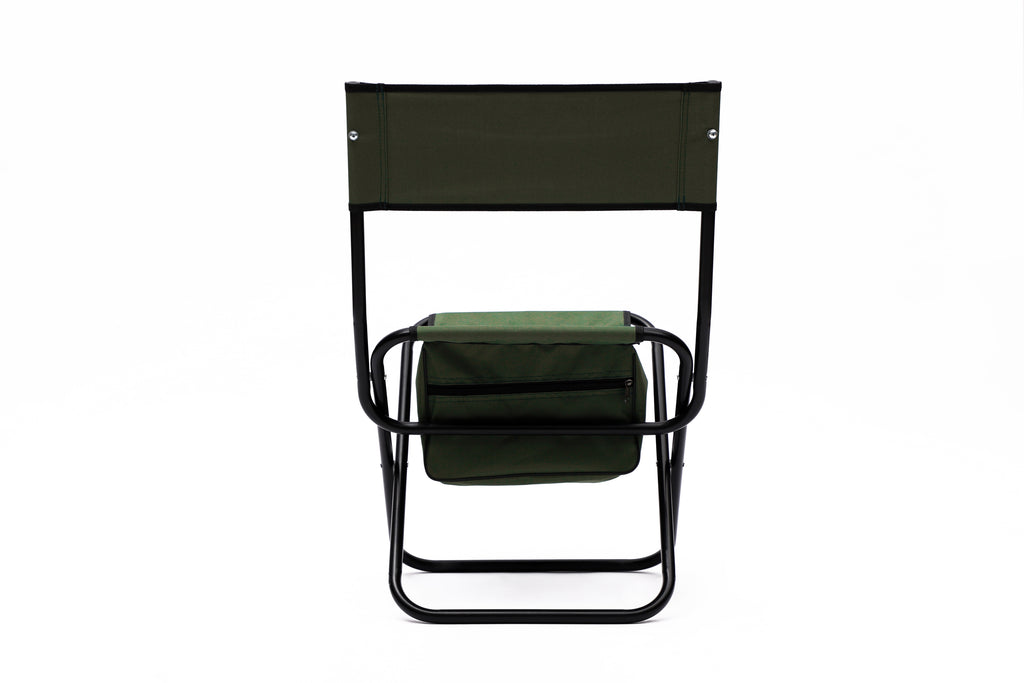 Leoglint 2-piece Folding Outdoor Chair with Storage Bag, Portable Chair for indoor, Outdoor Camping, Picnics and Fishing,Green