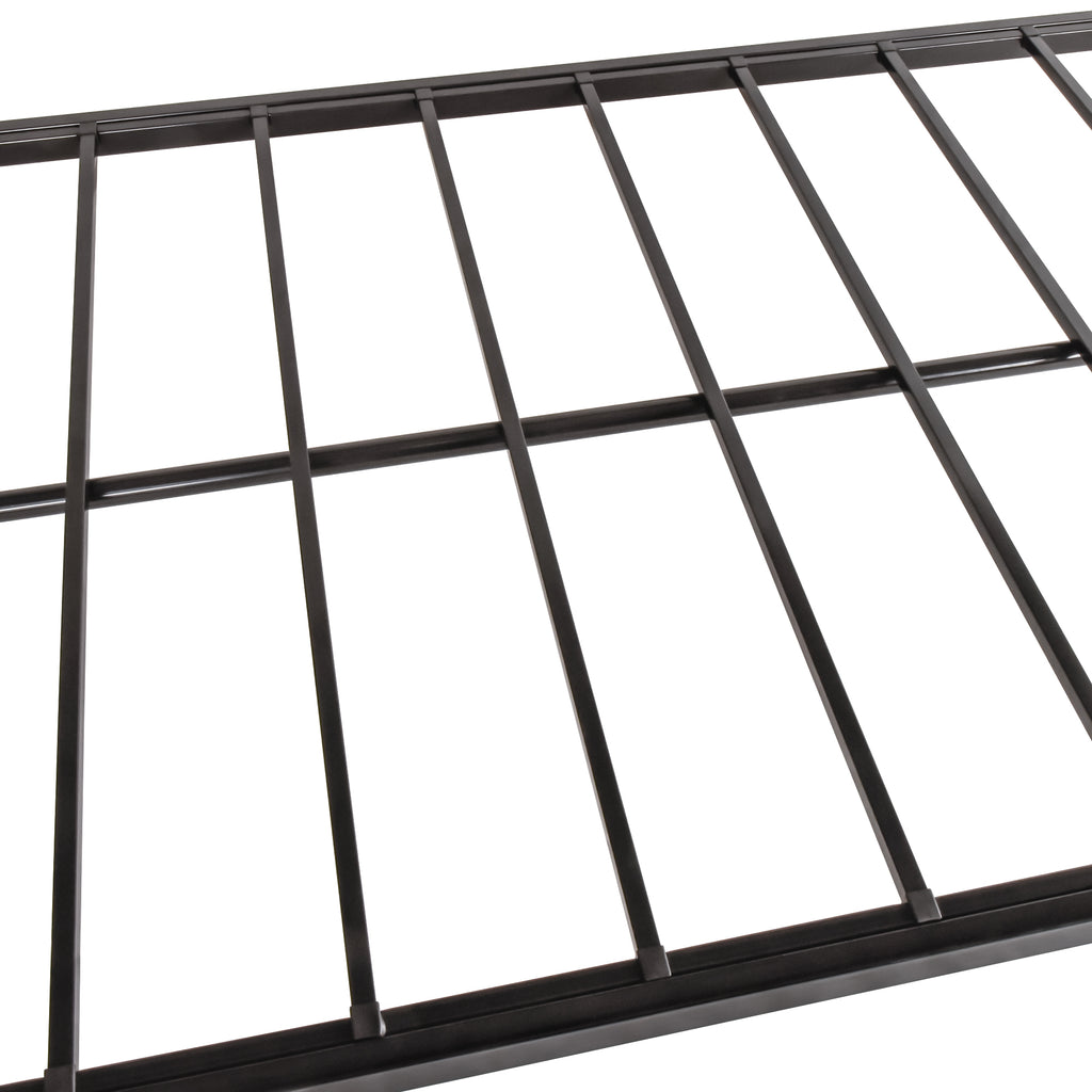 Leoglint Twin over Twin Bunk Bed Frame, Metal Frame with Ladder