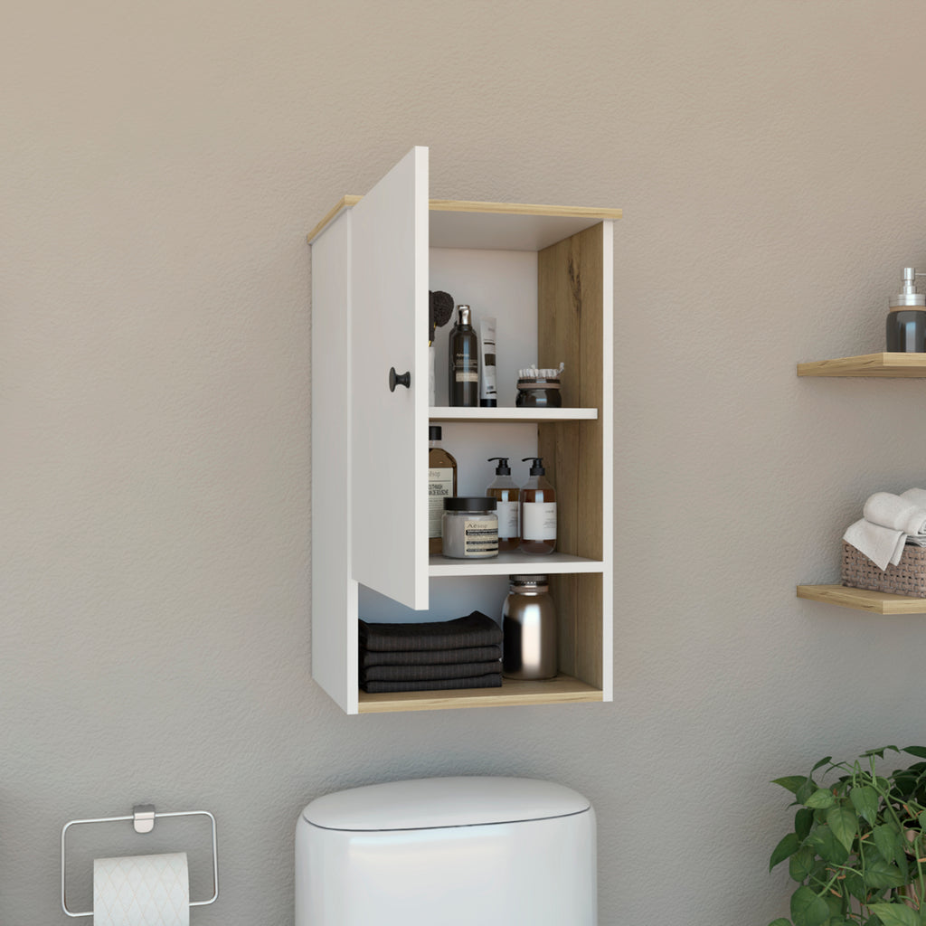 Leoglint St. Angelo Medicine Cabinet, Two Internal Shelves, Single Door, One Shelf