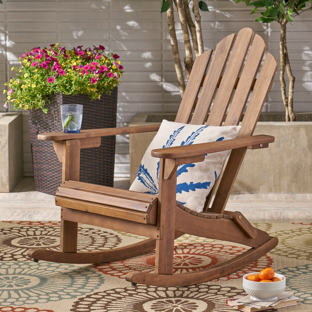 Leoglint HOLLYWOOD ADIRONDACK ROCKING OUTDOOR CHAIR