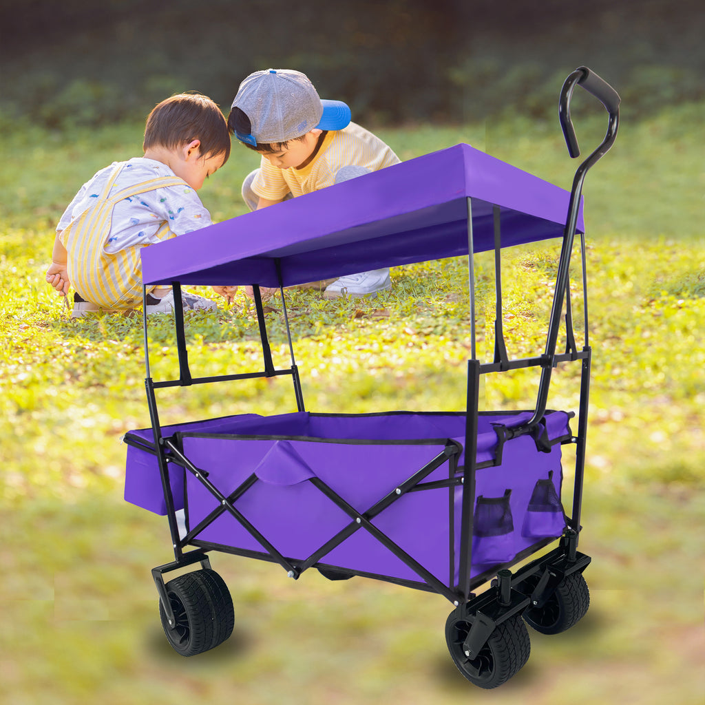 Leoglint Garden cart Outdoor Garden Park Utility kids wagon portable beach trolley cart camping foldable folding wagon