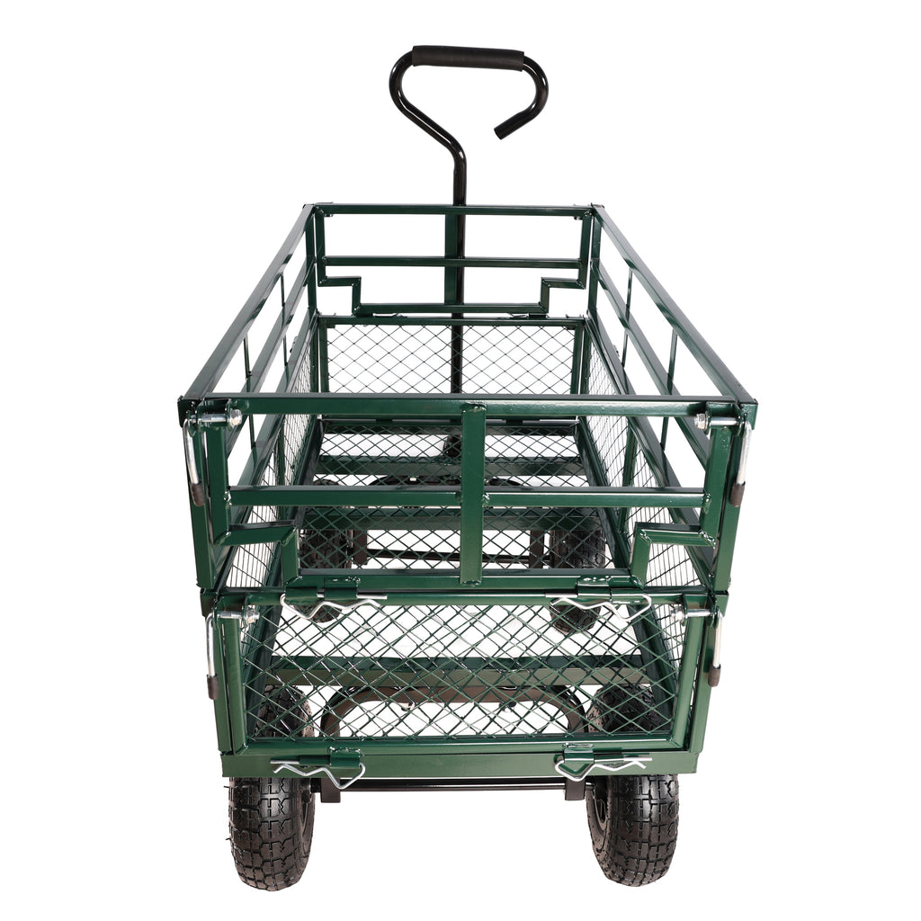 Leoglint Wagon Cart Garden cart trucks make it easier to transport firewood