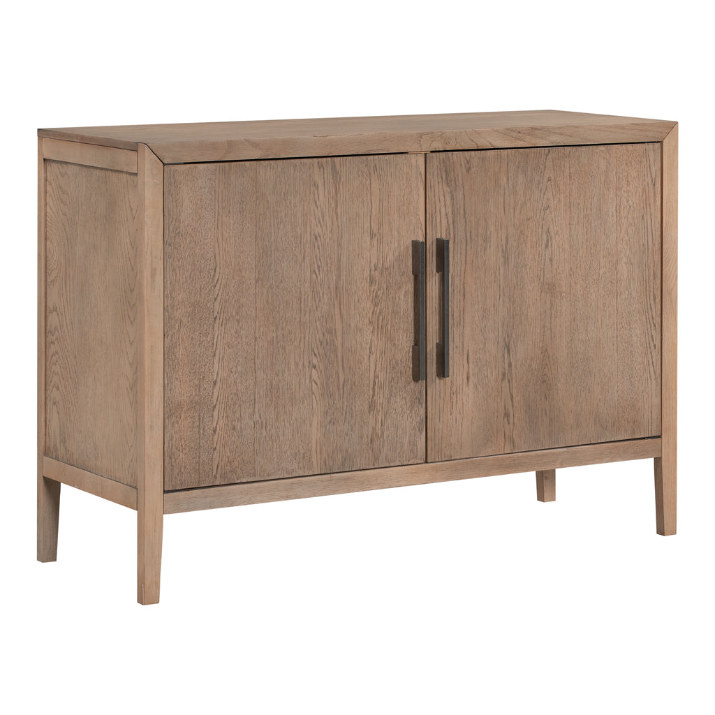 Leoglint U-Style Storage Cabinet Sideboard Wooden Cabinet with 2 Metal handles and 2 Doors for Hallway, Entryway, Living Room