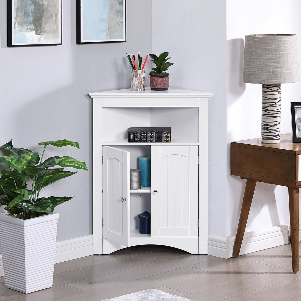 Leoglint sideboard cabinet,corner cabinet,Bathroom Floor Corner Cabinet with Doors and Shelves, Kitchen, Living Room,Free Standing Storage Cabinet for Bathroom