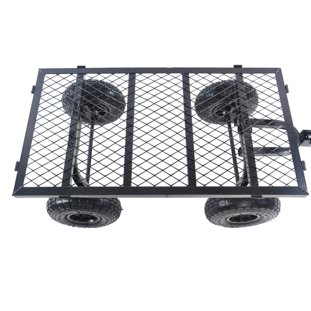 Leoglint Wagon Cart Garden cart trucks make it easier to transport firewood TC1840BKG