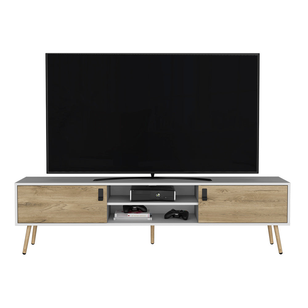 Leoglint Tv Stand A Magness, Living Room, White / Macadamia