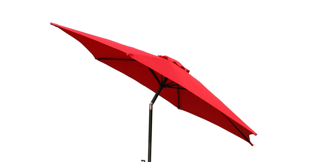 Leoglint 9' Pole Outdoor Umbrella With Carry Bag, Red