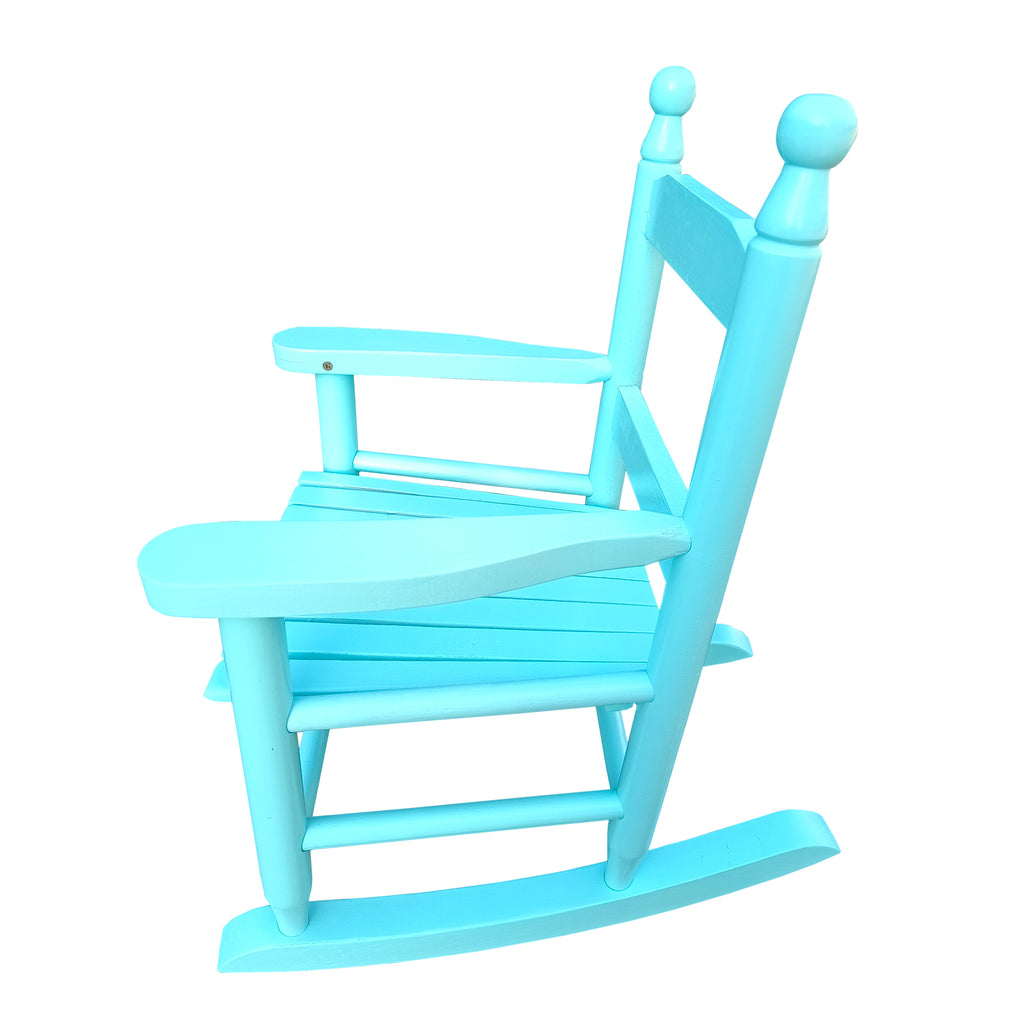 Leoglint Children's rocking light Light Blue Outdoor chair- Indoor or Outdoor -Suitable for kids-Durable