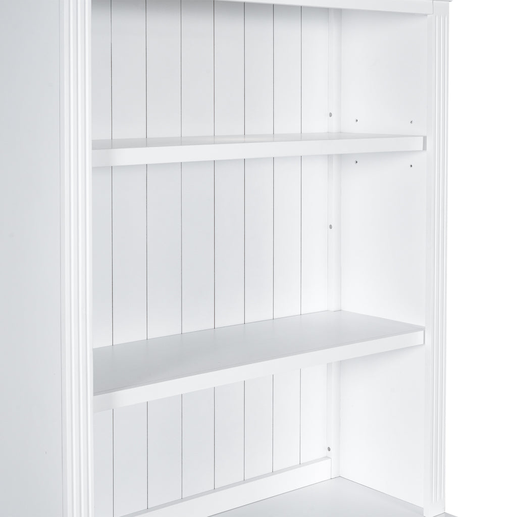 Leoglint 83.4"Tall Bookshelf with LED Lighting, Modern Bookcase with 2 Doors and 1 Drawer,Storage Bookcase with Open Shelves for Living Room,Home Office,White