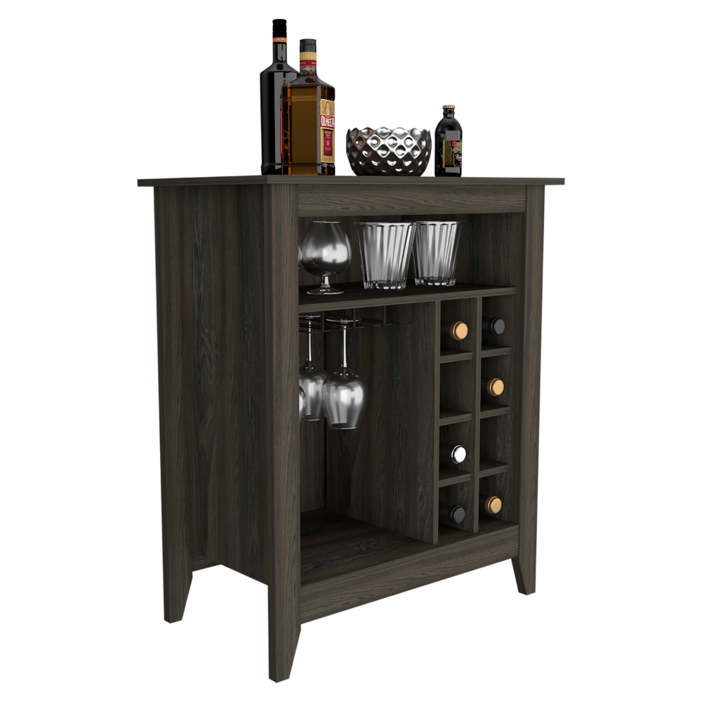 Leoglint Sideboard DEPOT E-SHOP Mojito Bar Cabinet, One Open Drawer, One Open Shelf, Carbon Espresso