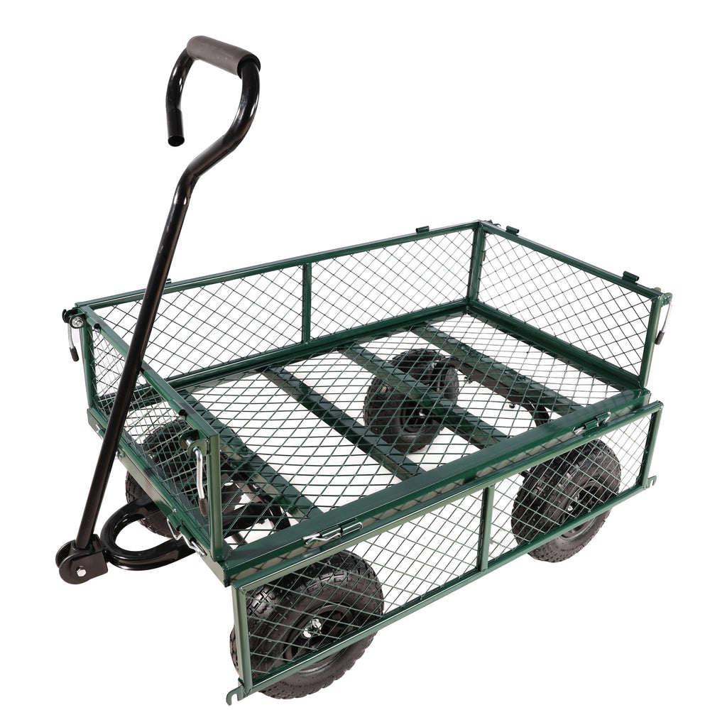 Leoglint Wagon Cart Garden cart trucks make it easier to transport firewood