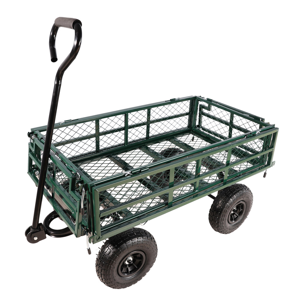 Leoglint Wagon Cart Garden cart trucks make it easier to transport firewood