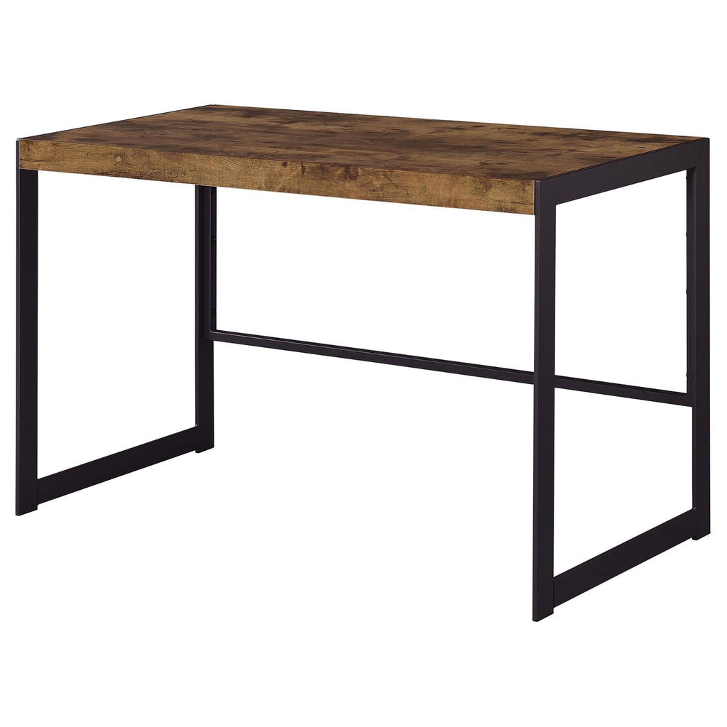 Leoglint Antique Nutmeg and Gunmetal Writing Office Desk