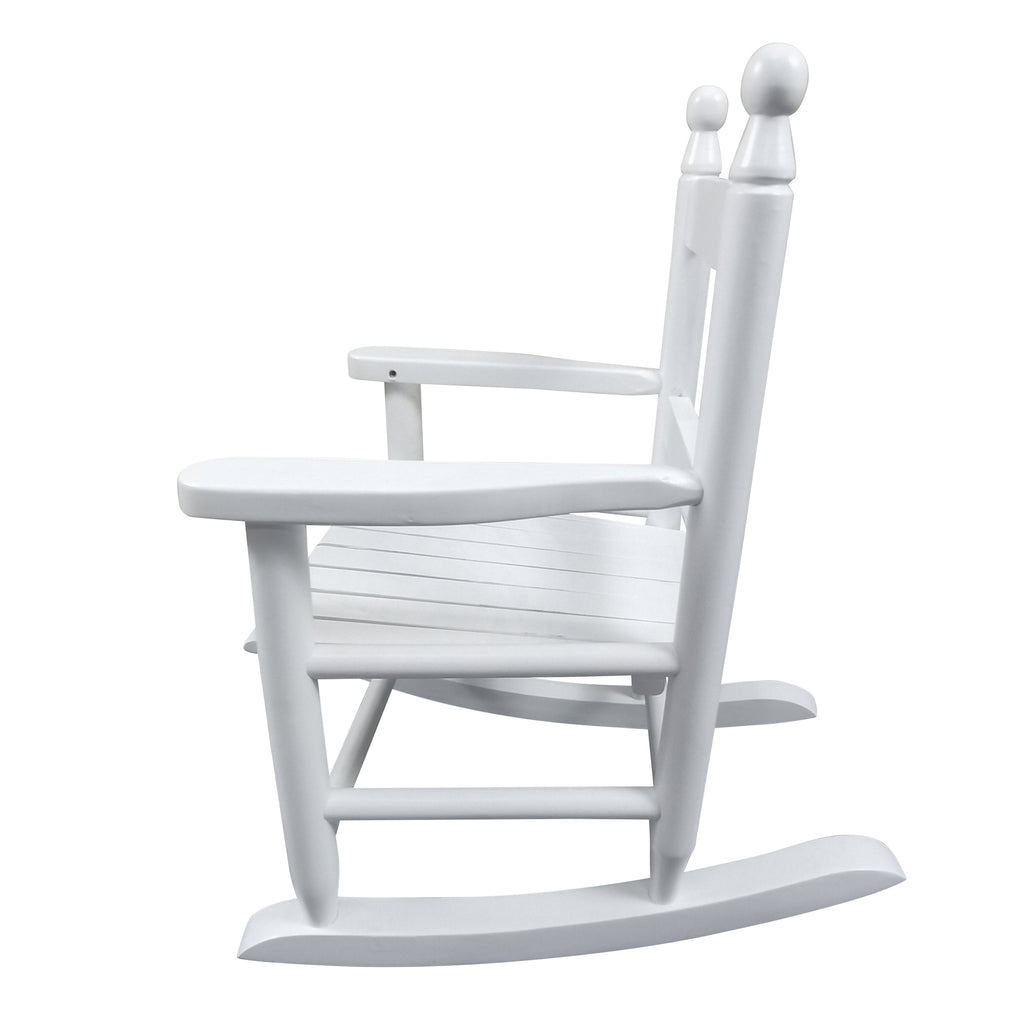 Leoglint Children's  rocking white Outdoor chair- Indoor or Outdoor -Suitable for kids-Durable