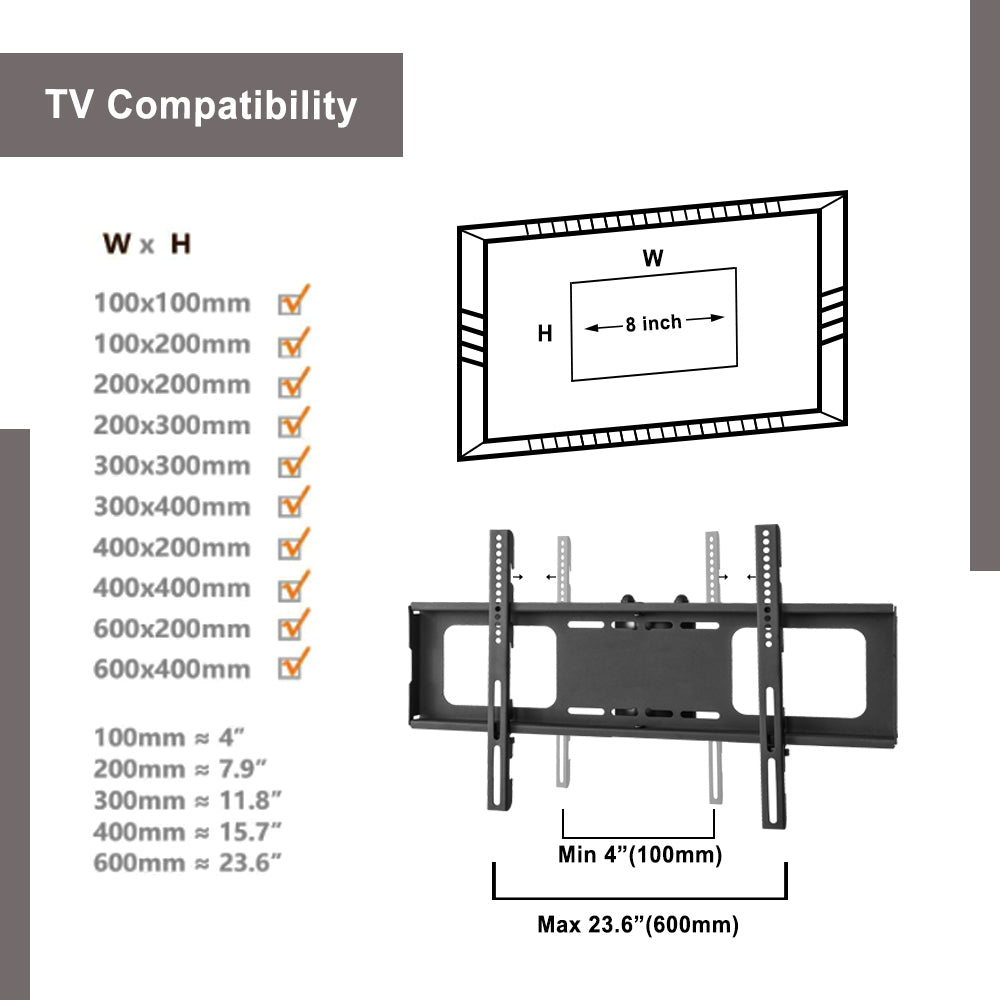 Leoglint Black Multi-Function Angle And Height Adjustable Tempered Glass  TV Stand