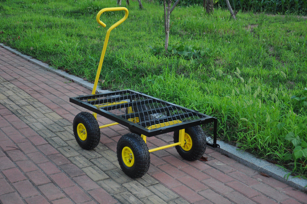 Leoglint Wagon Cart Garden cart trucks make it easier to transport firewood