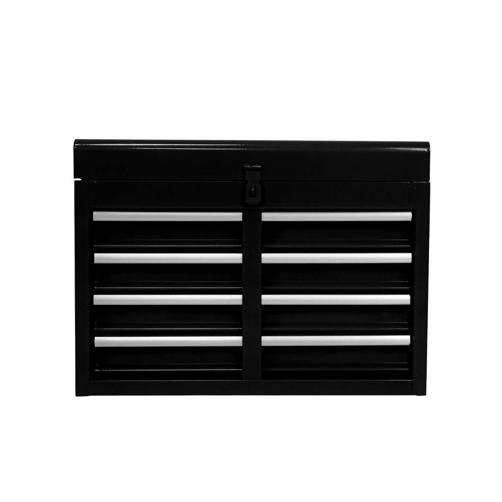 Leoglint Detachable 5 Drawer Tool Chest with Bottom Cabinet and One Adjustable Shelf--Black