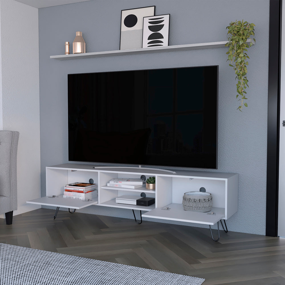 Leoglint Tv Stand Franklin, Living Room, White