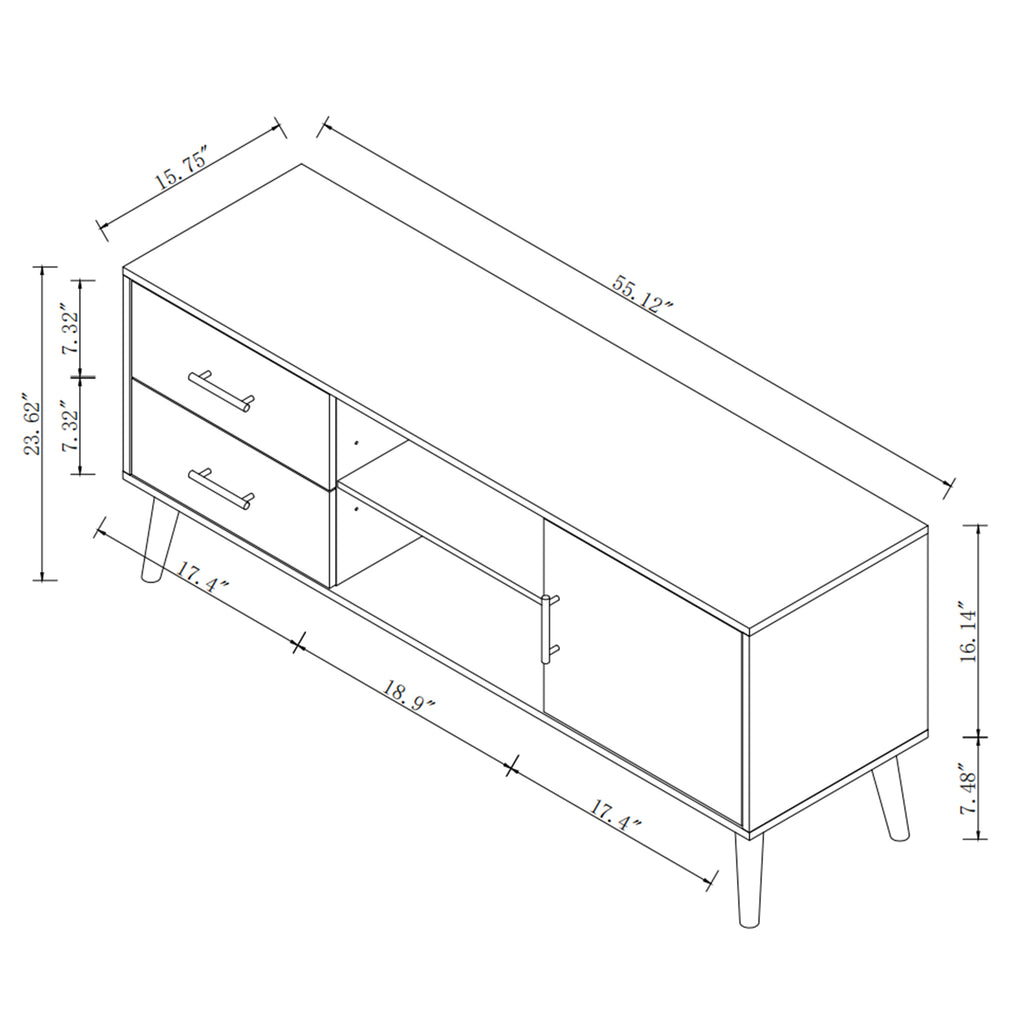 Leoglint 55" TV Stand