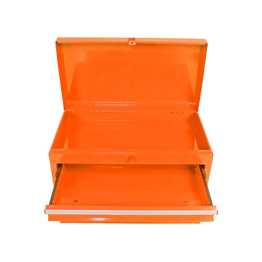 Leoglint Detachable 5 Drawer Tool Chest with Bottom Cabinet and One Adjustable Shelf--Orange