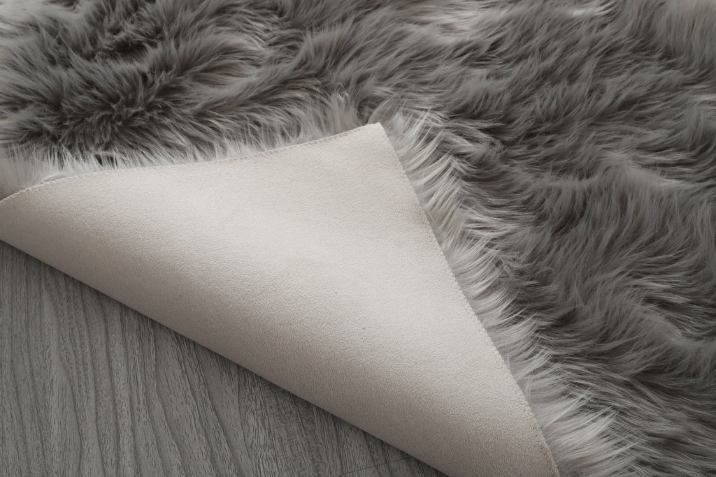 Leoglint "Cozy Collection" Ultra Soft Fluffy Faux Fur Sheepskin Area Rug