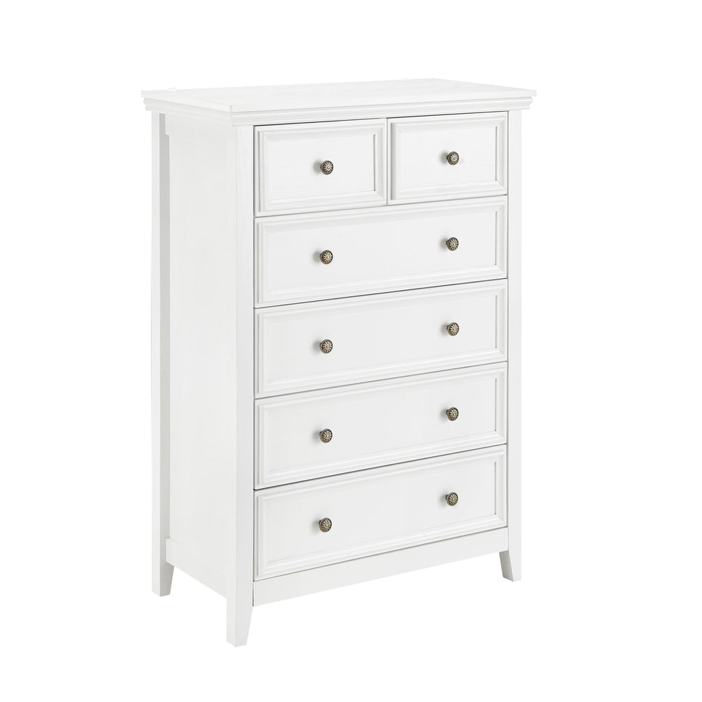 Leoglint Modern 6 Drawers Dresser 6 Drawers Cabinet 6 Drawer Chest,Chest of Drawers Closet Organizers and Storage Clothes Storage Drawers Cabinet for Living Room, Farmhouse Dresser Organizer white