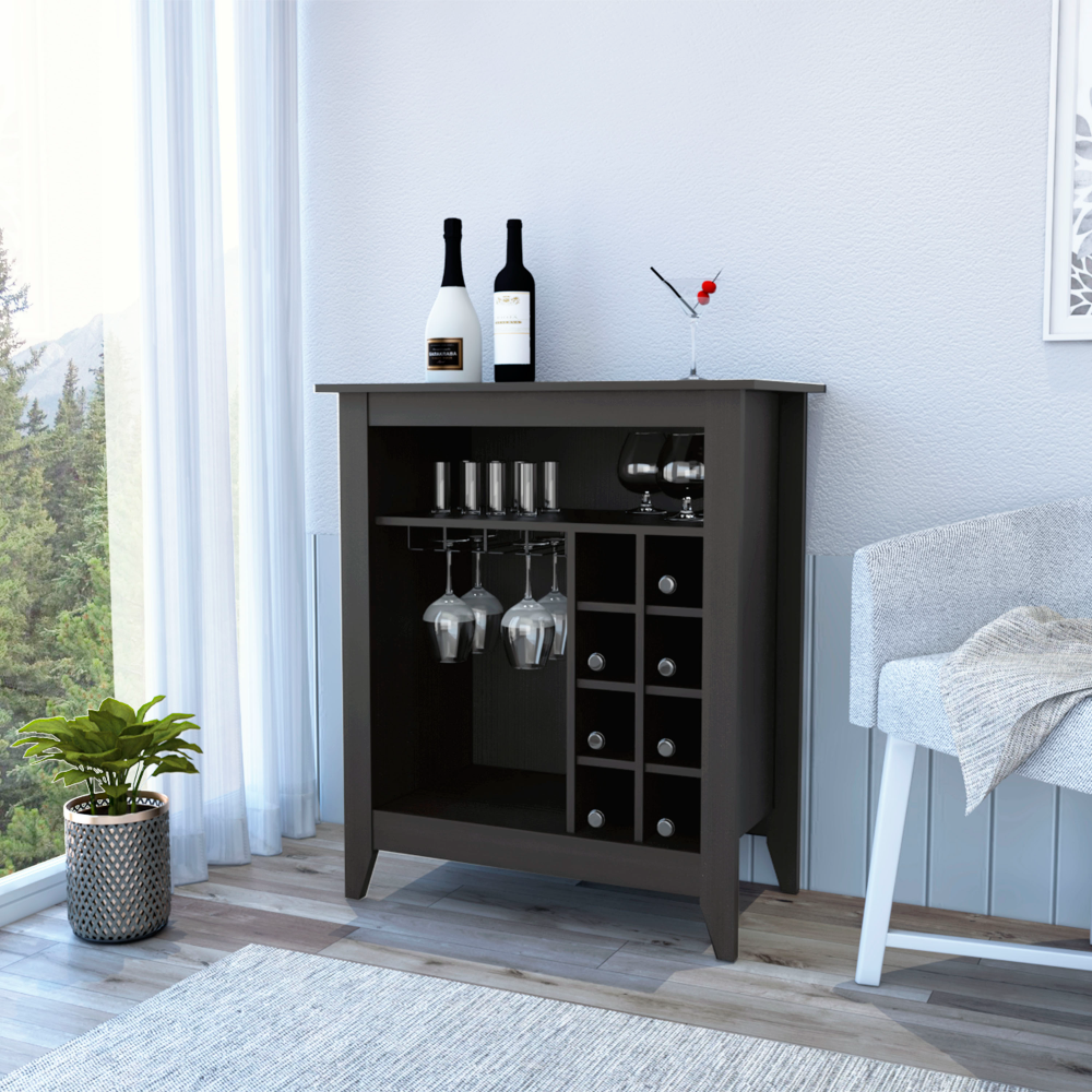 Leoglint Sideboard DEPOT E-SHOP Mojito Bar Cabinet, One Open Drawer, One Open Shelf, Black