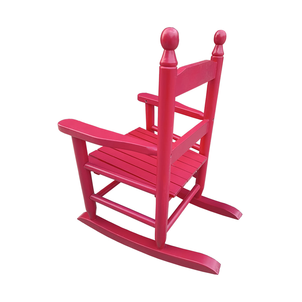 Leoglint Children's rocking rose red Outdoor chair- Indoor or Outdoor -Suitable for kids-Durable